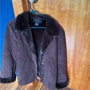 Coaco brown sheepskin jacket
